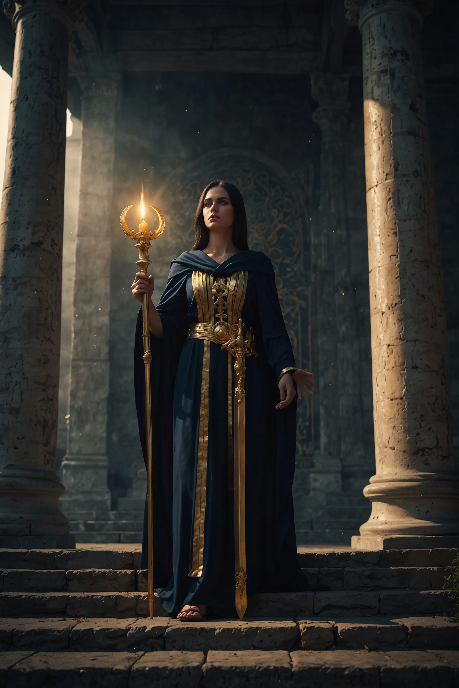 Carta del tarot La Justicia — baraja de Véloris